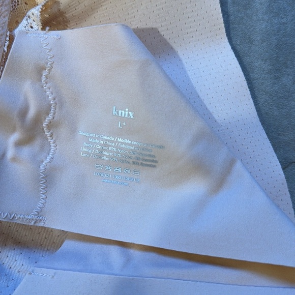 NWOT Knix Lace Racerback Pale Pink Bra - Picture 3 of 3